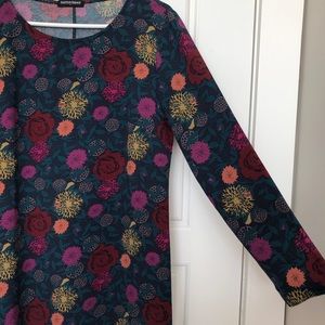 American Apparel Long Sleeve Floral Dress